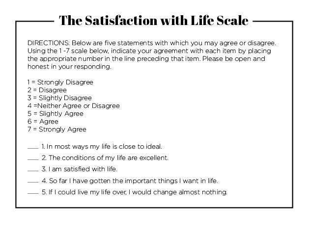 20-20 Mind Sight Satisfaction with Life Scale